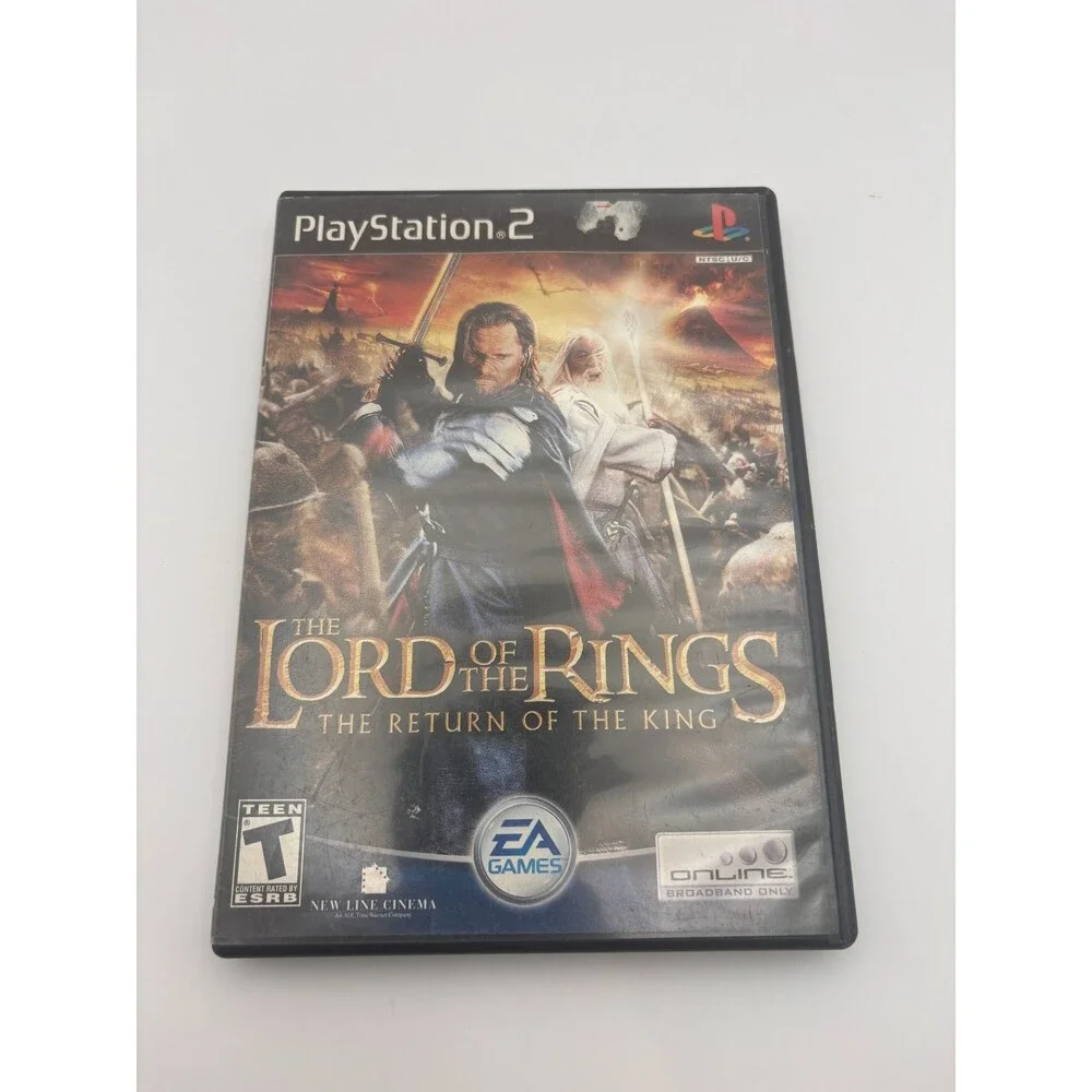 Lord of the Rings: The Return of the King Sony PlayStation 2, 2003, Complete